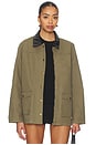 view 1 of 4 Gloria Barn Jacket in Olive Green