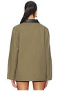 view 3 of 4 Gloria Barn Jacket in Olive Green