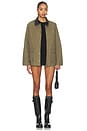 view 4 of 4 Gloria Barn Jacket in Olive Green