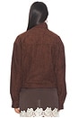 view 4 of 5 Kaydee Faux Suede Jacket in Brown