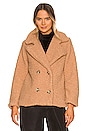 view 2 of 5 Elettra Teddy Jacket in Tan