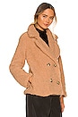 view 3 of 5 Elettra Teddy Jacket in Tan