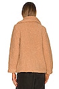 view 4 of 5 Elettra Teddy Jacket in Tan