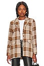 view 2 of 5 Romy Oversized Blazer in Brown Multi