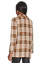 view 4 of 5 Romy Oversized Blazer in Brown Multi