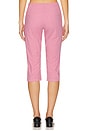 view 4 of 6 Drea Capri Pant in Red