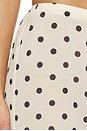 view 6 of 6 Darby Pant in Beige & Black Dot