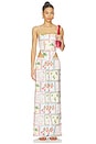 view 5 of 6 Kialana Relaxed Pant in White Multi