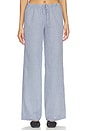 view 1 of 6 PANTALON RUTHIE in Blue Gingham