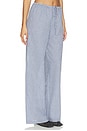 view 2 of 6 PANTALON RUTHIE in Blue Gingham
