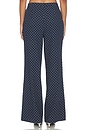 view 4 of 6 Chantelle Pant in Navy & White Dot