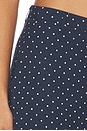 view 6 of 6 Chantelle Pant in Navy & White Dot