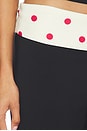 view 6 of 6 PANTALÓN ANGEE in Cream & Red Dot