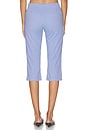 view 5 of 7 Drea Capri Pant in Blue Gingham