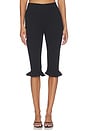 view 2 of 7 Talitha Ruffle Capri in Black