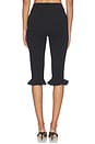 view 5 of 7 Talitha Ruffle Capri in Black