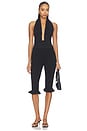 view 6 of 7 Talitha Ruffle Capri in Black