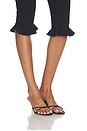 view 7 of 7 Talitha Ruffle Capri in Black