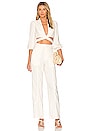 view 4 of 4 Danna Wide Leg Pant in Off White