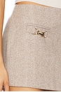 view 6 of 6 Haileigh Mini Skirt in Khaki