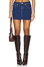 view 1 of 6 Maeve Denim Skirt in Dark Wash Denim