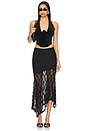 view 5 of 6 Ronah Maxi Skirt in Black