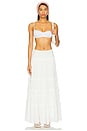 view 5 of 6 Harlow Maxi Skirt in White