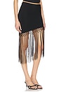 view 2 of 6 Sadie Fringe Skirt in Black