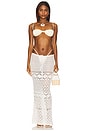 view 5 of 6 Maria Maxi Skirt in Ivory