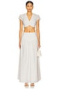 view 5 of 6 Amaya Maxi Skirt in White