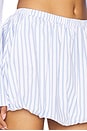 view 5 of 5 Carmin Mini Skirt in Blue Stripe