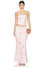 view 5 of 6 Nina Maxi Skirt in Pink Floral