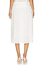 view 4 of 6 Cassandra Midi Skirt in White