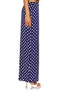 view 3 of 6 Annie Maxi Skirt in Navy Polka Dot