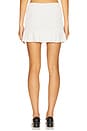 view 4 of 6 Aimee Mini Skirt in White Polka Dot