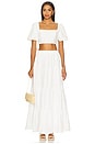 view 5 of 6 Braline Maxi Skirt in White
