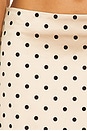 view 6 of 6 Elianna Midi Skirt in Tan Polka Dot