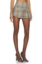 view 2 of 6 Spencer Mini Skirt in Brown