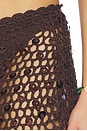 view 6 of 6 Lorelai Crochet Skirt in Brown