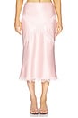 view 1 of 6 Priscilla Midi Skirt in Baby Pink
