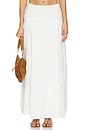 view 1 of 6 Loriela Maxi Skirt in White