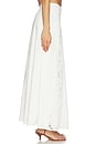 view 3 of 6 Loriela Maxi Skirt in White