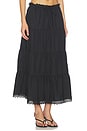 view 2 of 6 Angela Maxi Skirt in Black