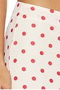 view 6 of 6 FALDA ANNIE in Cream & Red Dot
