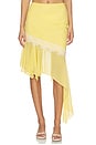 view 1 of 6 Yara Midi Skirt in Baby Yellow