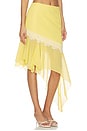 view 2 of 6 Yara Midi Skirt in Baby Yellow