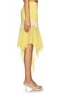 view 3 of 6 Yara Midi Skirt in Baby Yellow