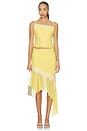view 5 of 6 Yara Midi Skirt in Baby Yellow
