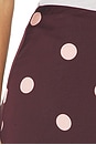 view 6 of 6 Chardae Mini Skirt in Plum & Pink Dot