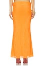 view 4 of 6 Yanisha Maxi Skirt in Orange